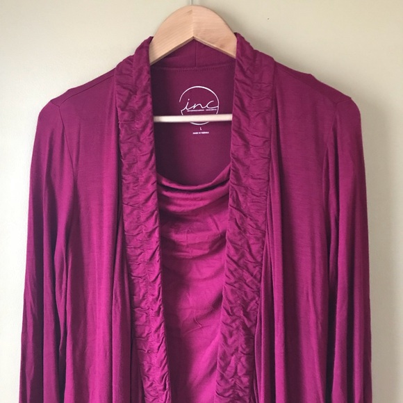 INC International Concepts Sweaters - INC International Concepts Cardigan & Top Size L